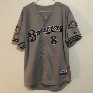 Brewers jersey braun